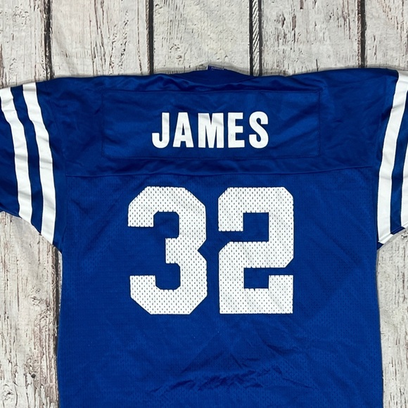 Edgerrin James Indianapolis Colts Boys Vintage Youth Champion NFL Jersey - Picture 4 of 6